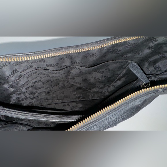 MICHAEL Michael Kors Black Pebbled Leather Satchel Hobo Bag  Used-Missing Straps - Picture 8 of 16